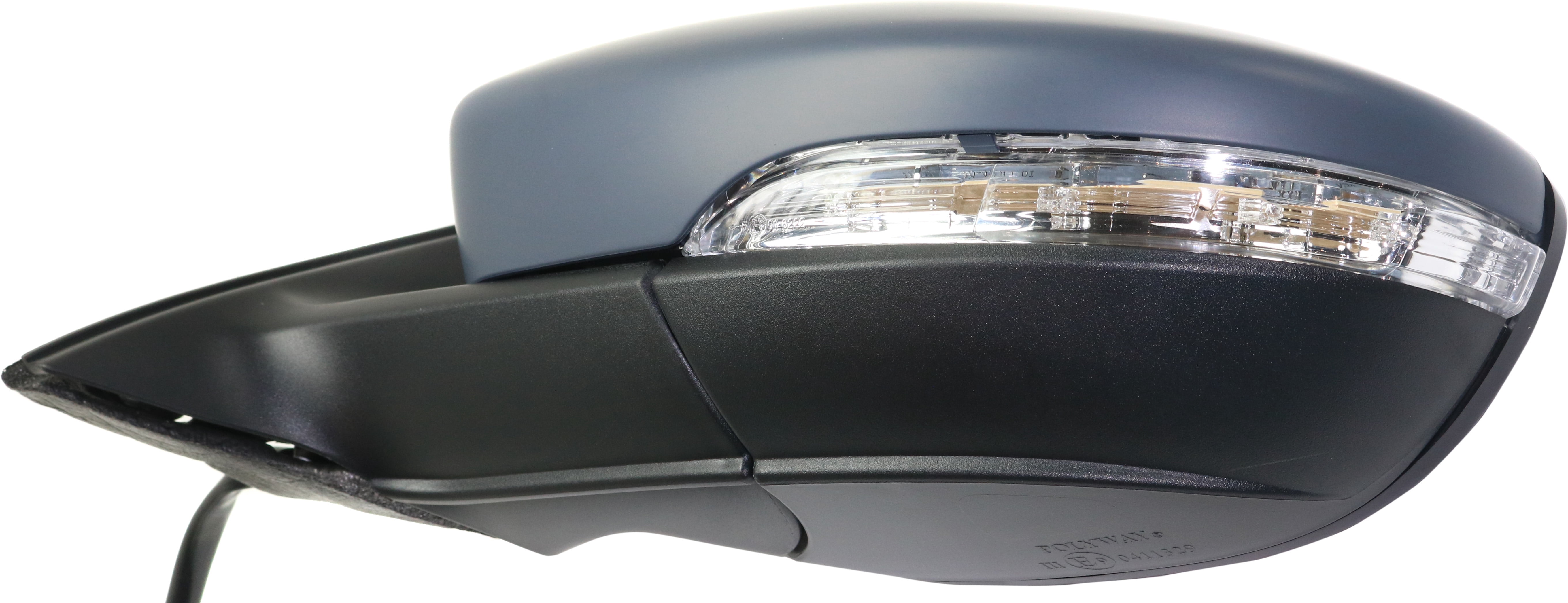 Mirror Compatible With 2016-2018 Volkswagen Passat Left Driver Side Heated In-housing Signal Light Paintable Kool-Vue