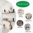 thumbnail image 3 of 2/4PCS Metal Rustic Scaffold Board Shelf Brackets Heavy Duty Handmade Industrial, 3 of 5