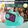 thumbnail image 4 of Bocina Bluetooth JYX, Altavoz Portátil con 15 Animaciones, 2 Micrófonos Inalámbricos, Voz Mágica y Divertida, Altavoz Inalámbrico para Fiestas, D58G-T, 4 of 8