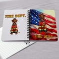 thumbnail image 4 of Firefighter Vizsla Hero Rescue Fire Dept Fireman USA Flag Spiral Bound Journal Vizslas Dog Lover Gifts Idea 5x7in Spiral Notebook - 02026, 4 of 5