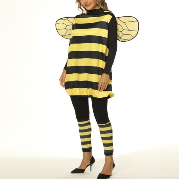 Halloween Insect Costume For Adults Bee Ladybug Cosplay Outfit For Theme Parties Stage Performances Festivals And Dress Up Events