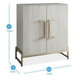 thumbnail image 5 of Steve Silver Larkin Armoire à Vin Base en Faux Marbre et Métal Doré, 5 of 5