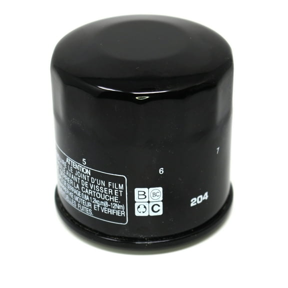 Aftermarket JSP 3201044 KN-204 HF204 5GH-134402000 Oil Filter 4-Stroke Engines Black Kawasaki Honda Triump Arctic Cat Yamaha - 1