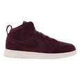 thumbnail image 3 of Jordan 1 Mid Boys Litttle Kids Shoes Bordeaux/Sail 640734-625, 3 of 4
