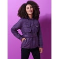 thumbnail image 5 of Women Solid Stylish Casual Bomber Jacket, 5 of 5