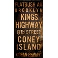 thumbnail image 2 of Sophie 6 14x24 White Modern Wood Framed Museum Art Print Titled - Brooklyn Sign II, 2 of 4