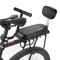 thumbnail image 2 of 2X Bicycle Rear Seat Cushion Armrest Footrest Set, Bike Back Seat Child Safety Cushion Armrest Handrail Rear Feet Pedals, 2 of 6