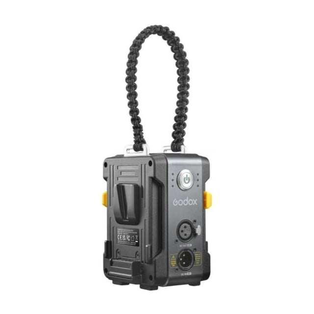 Placa de batería doble Godox V-Mount negra para LA300R/BI