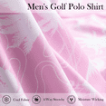 thumbnail image 4 of PUZTLOY Mens Golf Polo Shirts Short Sleeve Dry Fit Performance Moisture Wicking Casual Print Collared with Collar Work Shirts S-2XL, 4 of 10