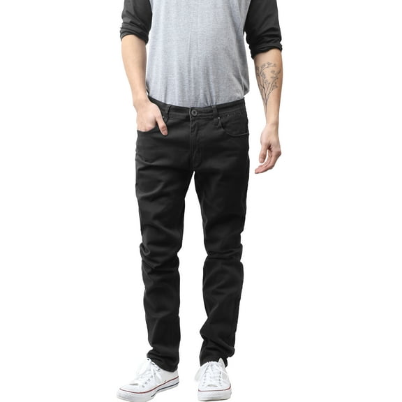 Ma Croix Mens Skinny Jeans Stretch Skinny Fit Slim Denim Pants