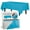 Turquoise, variant on Exquisite Turquoise Plastic Tablecloth Roll With Built In Slide Cutter - 54 Inch. x 300 Ft. Table Cover