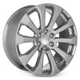 thumbnail image 2 of For 2019-2024 Chevrolet Silverado 1500 22 Inch Polished Silver Rim - OE Direct Replacement - Road Ready Car Wheel, 2 of 8