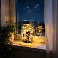 thumbnail image 4 of YuanGuangQ Outdoor Waterproof Solar Powered Glass Bottle Lamp, Hanging Mason Jar Light for Garden Terrace and Landscaping, Whimsical Patio Decor for Yard Deck and Pathway, 4 of 6