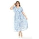 thumbnail image 1 of Vestido midi con estampado floral Roman Fashion /Tallas Extras, 3833 (Azul marino) azul marino 38, 1 of 7