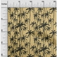 thumbnail image 2 of oneOone Cotton Silk Dark Beige Fabric Tropical Tree Quilting Supplies Print Sewing Fabric By The Yard 42 Inch Wide, 2 of 4