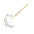 thumbnail image 2 of Unique Bargains 1 Pc Espejo de Pestañas con Patrón Cuadrado Tono Dorado Acero Inoxidable, 2 of 5