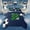 Navy B, variant on Feelyou Sport Soccer M Letter Twin Comforter Sets for Boys, Blue Cartoon Football Theme Bedding Set, Blue Reversible, 2 Pieces, 1 Comforter and 1 Pillowcase
