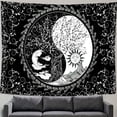 thumbnail image 2 of Tapiz de pared con diseño de árbol de la vida, microtela, 150 x 150 cm, 2 of 3