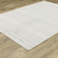 thumbnail image 3 of Oriental Weavers Montecito Area Rug - 4929E - 7'10" x 10'10" - in White/ Gray - Classic Casual Style, Stain Resistant, Family and Pet Friendly , Dining, Living Room Rug, 3 of 3
