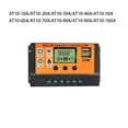 thumbnail image 2 of Monstrate Controlador de carga solar automático de 12V 24V Controladores MPPT / PWM Dispositivo de control de salida USB dual portátil Fácil Decoración del hogar AT10-10A, 2 of 6
