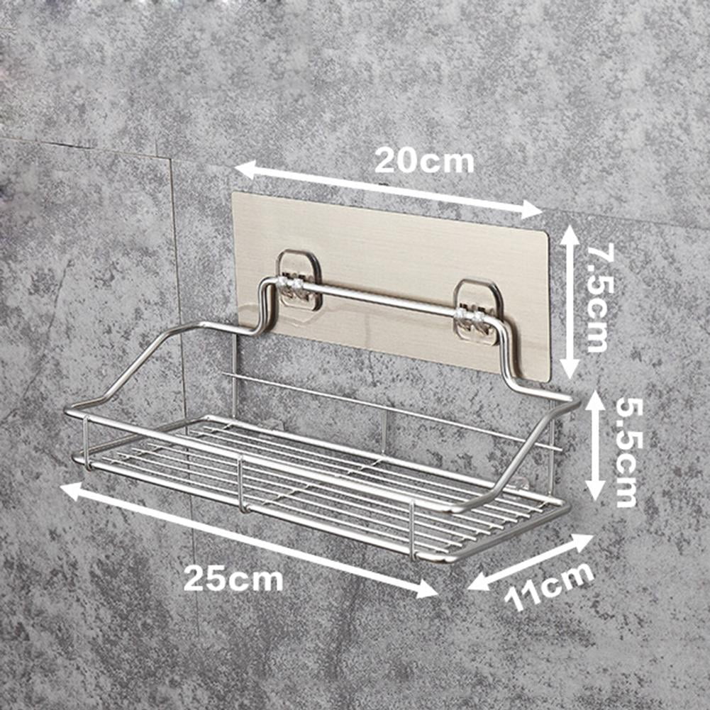 Storage Shelf 10 Length:25CM SUS304 Stainless Steel Single Tier Wall-mounted Shelf Modern Kitchen bathroom decoration Racks Storage Shelf 10 Length:25CM SUS304 Stainless Steel Single Tier Wall-mounted Shelf Modern Kitchen bathroom decoration Racks