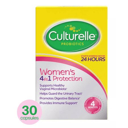 Culturelle Women's 4-in-1 Protection for Vaginal, Digestive and Immune Health, 30 capsules