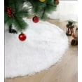 thumbnail image 1 of Holiday Lane White Plush Tree Skirt, 48″, 1 of 1