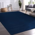 thumbnail image 3 of Beverly Rug Non-Slip Machine Washable 6 x 9 Navy Indoor Area Rugs, 3 of 9