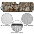 thumbnail image 7 of FUIALDOLG Car Front Window Sun Shield Forest Buck Deer Foldable Front Window Sun Shade Windshield Rays Sunshade Visor Protector for Off-road Vehicle SUV Accessories 52.95" L x 16.14" W, 7 of 7