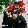 thumbnail image 3 of PMU Congrats Grad Balloon Bouquet | Graduation Decoration Mylar Balloons | Celebrate Success with Vibrant Graduation Balloons | Congrats Grad Big Bear Balloon Bouquet Red (5/pkg) Pkg/1, 3 of 7