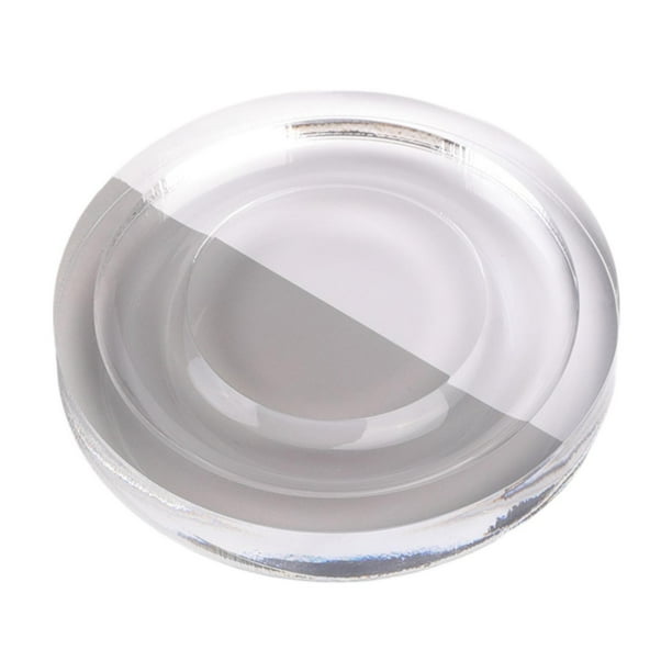 Tablero de abalorios transparente, bandeja de exhibición de acrílico, bandeja para manualidades, tablero de abalorios de joyería de acrílico para de Plato redondo