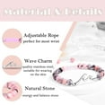 thumbnail image 3 of 13 14 15 16 17 18 21 Year Old Birthday Gifts for your love, Wave Birthday Bracelet Gifts with Birthday Card for Daughter Granddaughter Niece Friends, 3 of 7