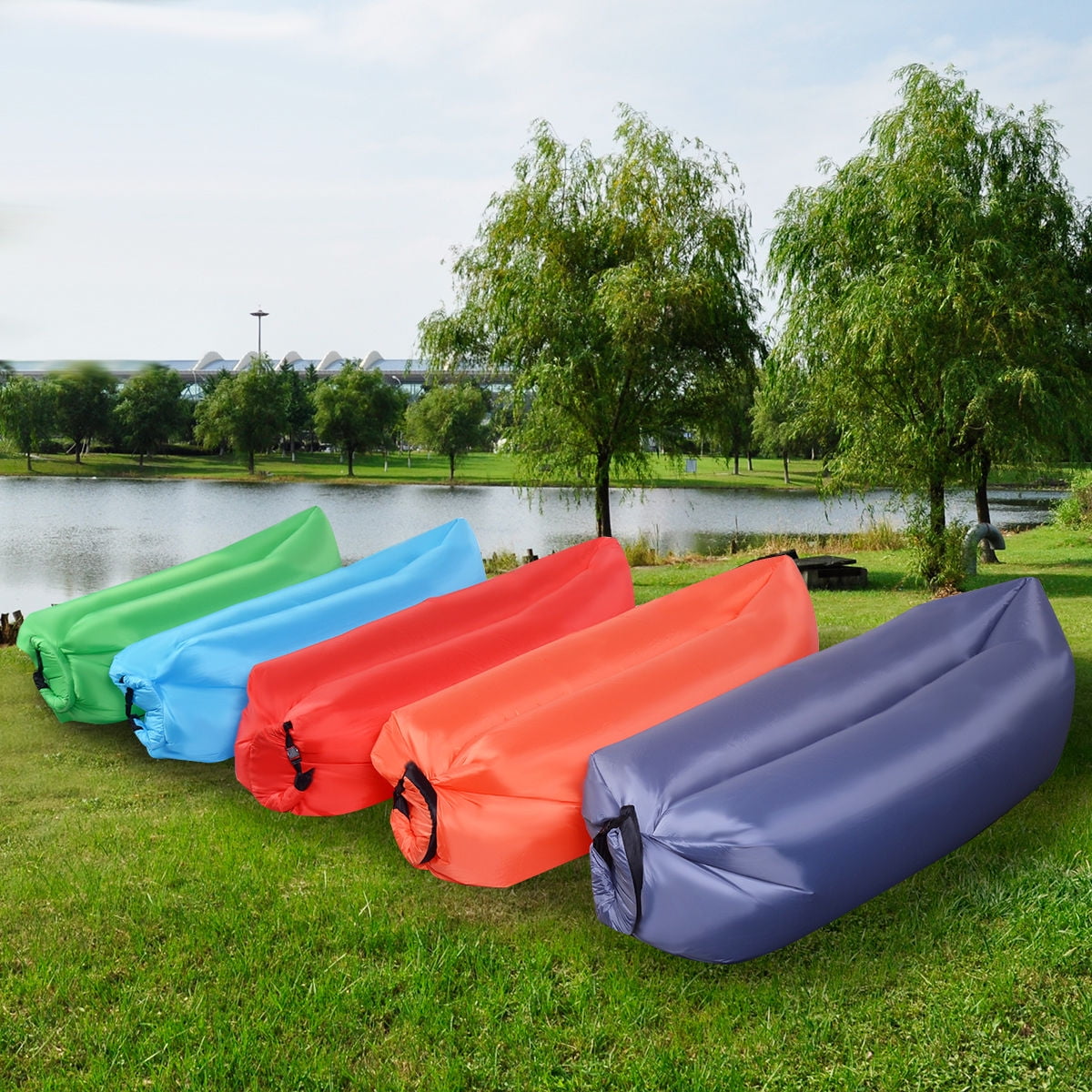 blow up beach bed