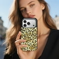 thumbnail image 2 of Wallet Case For Apple iPhone Air / 17 Pro / 17 Pro Max Series with Card Holder, PU Leather Kickstand Card Slots Screen Protector Included For iPhone 17 Series, Gold Leopard, 2 of 8