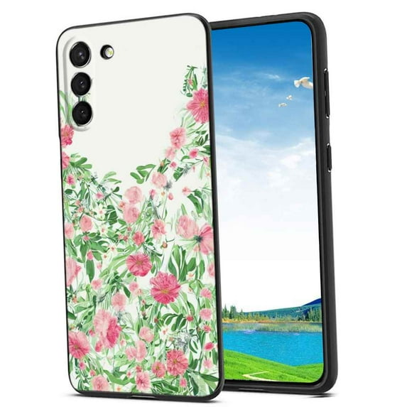 Compatible with Samsung Galaxy S22+ Plus Phone Case, Floral-273 Case Silicone Protective for Teen Girl Boy Case for Samsung Galaxy S22+ Plus