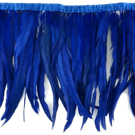Zucker™ Bleach Dyed Coque Tail Feather Fringe - 12 - 14