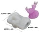 thumbnail image 2 of Moldes para hornear, moldes para pasteles, moldes de Pascua. Molde para hornear de Pascua. Molde de Pascua para yeso. Molde de silicona para velas de cera de soja., 2 of 4
