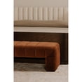 thumbnail image 6 of Moe's Home Collection Verity Bench Fabric Brown, 6 of 7