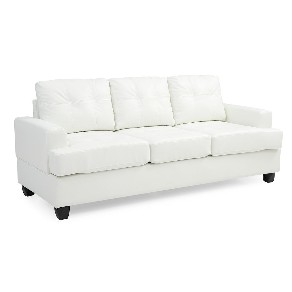 Glory Furniture Sandridge Sofa in White Color