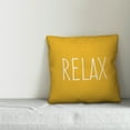 thumbnail image 2 of Creative Products Relax Yellow 16x16 Indoor / Outdoor Pillow, 2 of 2