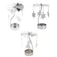 thumbnail image 1 of 3Pcs Romantic Candlestick Iron Art Candle Holder Desktop Adornment for Home, 1 of 2