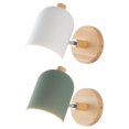 thumbnail image 3 of 2 uds lámpara de pared giratoria jinwen LED pantalla de lectura verde y blanco, 3 of 8