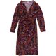 thumbnail image 1 of Anne Klein Vestido cruzado estampado para mujer, Púrpura, 10 Anne Klein Envolver, 1 of 2