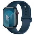 thumbnail image 1 of Correa de silicona para Apple Watch, pulsera deportiva de 44mm, 45mm, 40mm, 41mm, 42-38mm y 45 mm, serie iwatch 8 7 6 5 4 3 SE 9 Ultra 2 49mm, 1 of 5