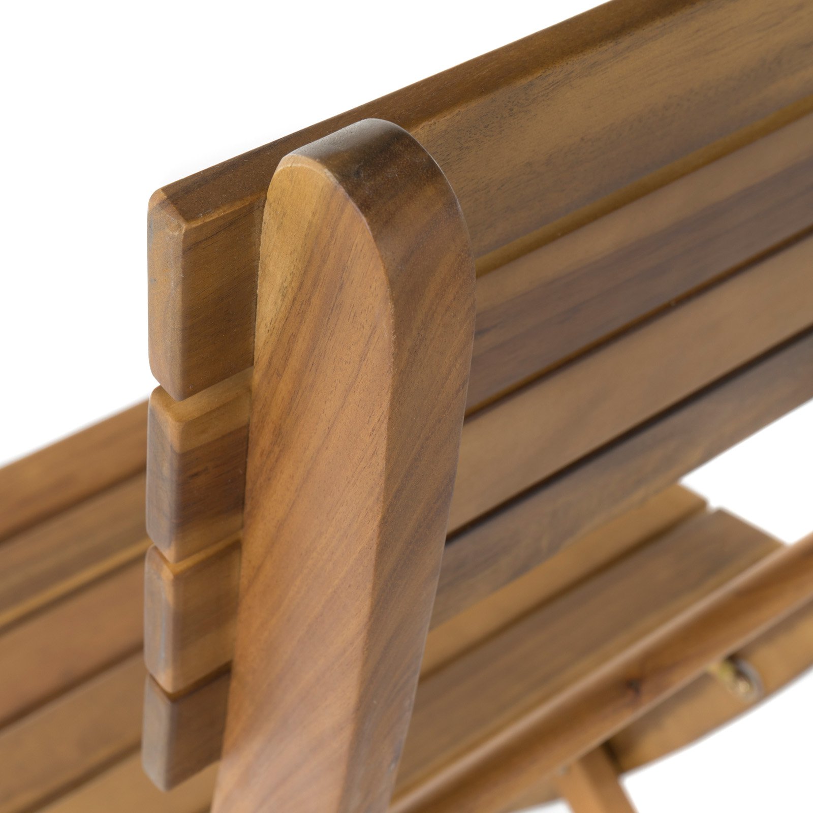 Pablo Acacia Wood Foldable Patio Dining Chairs - image 4 of 11