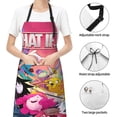 thumbnail image 6 of Adventure Time Jake the Dog Adjustable Bib Apron, Waterdrop Resistant Aprons with 2 Pockets Cooking Kitchen Aprons for Women Men Chef, 6 of 8