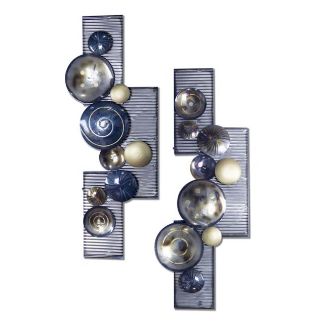 Heather Ann Creations W74120 Cirque Floating Shapes Wall Decor - Multi-Color