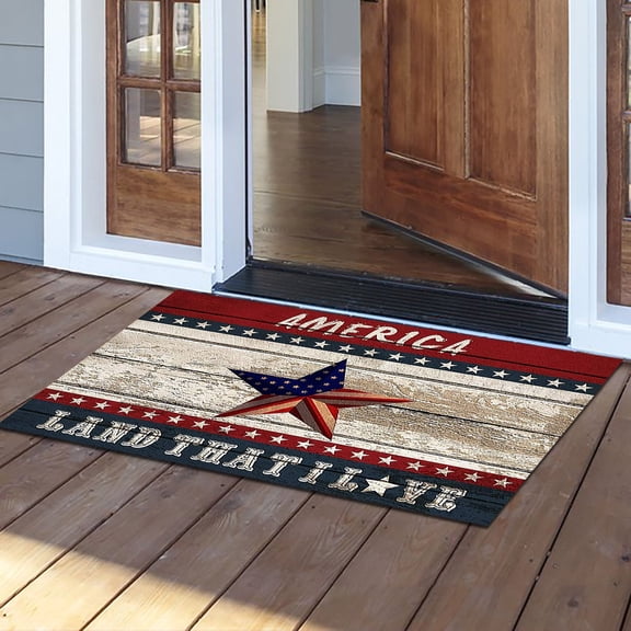 Harpi Area Rugs Living Room Clearance, Funny Letter Print Non-Slip Floor Mats Doormat Front Door Resist Dirt Door Rugs for Outside Entry Porch Mats With NotNon-Slip Rubber Back Novelty Gift Mat