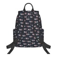thumbnail image 2 of Naloa USA Print Lightweight DayBackpack Suitable for school, work, shopping, travel, etc., 2 of 5