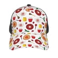 thumbnail image 3 of Lsque Oriental Cuisine Printed Trucker Hat - Baseball Cap for Men Women - Breathable Mesh Side, Adjustable Fit - for Casual Wear, 3 of 7